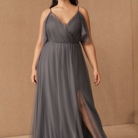 BHLDN Jenny Yoo Aeryn Dress Size 14 Hydrangea - Picture 1 of 5